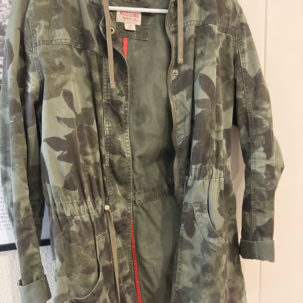Mossimo Green Camouflage Jacket